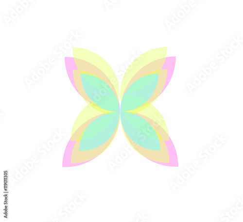 Butterfly Ornament Logo