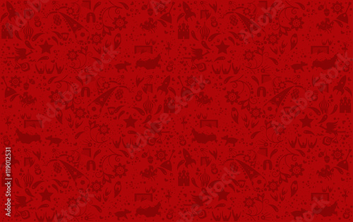 Vector red background. Resizeable pattern backdrop