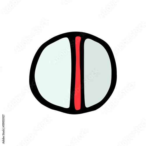 pill icon isolated on white background