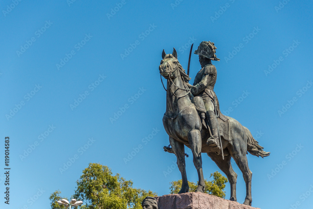 San Martin Statue in Buenos Aires, Argentina.