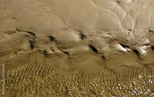 Rippel im Wattenmeer photo