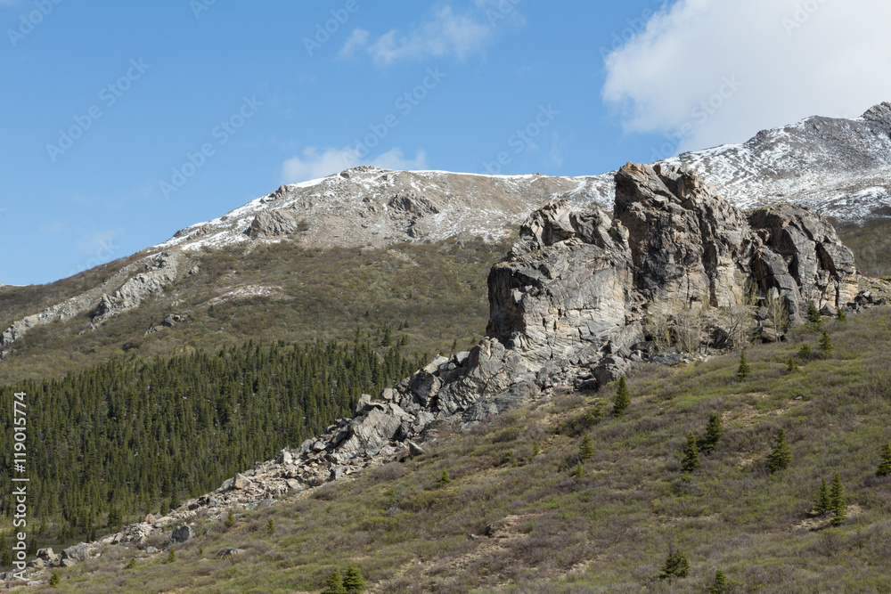 Cliffs in Denali