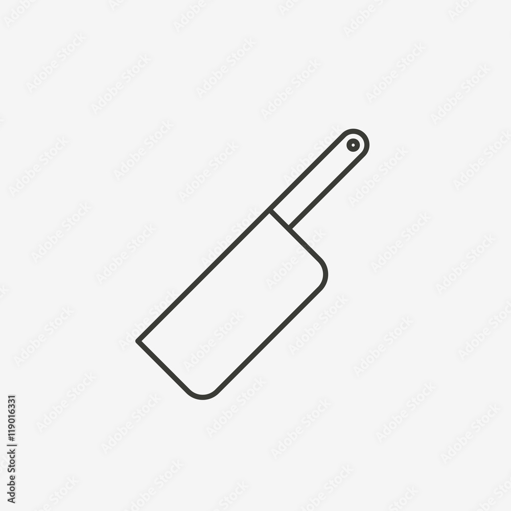 knife for meat icon knife for meat icon