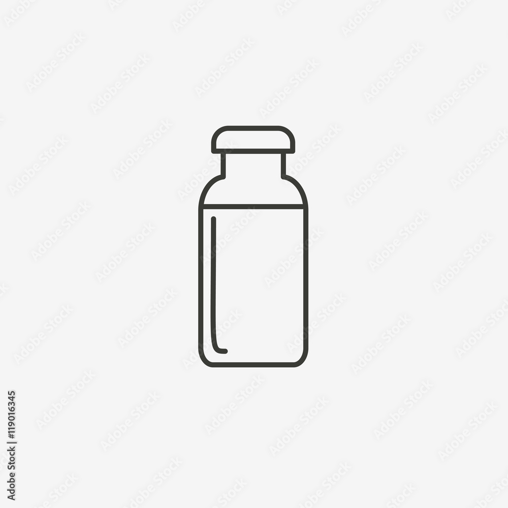 water in bottle icon