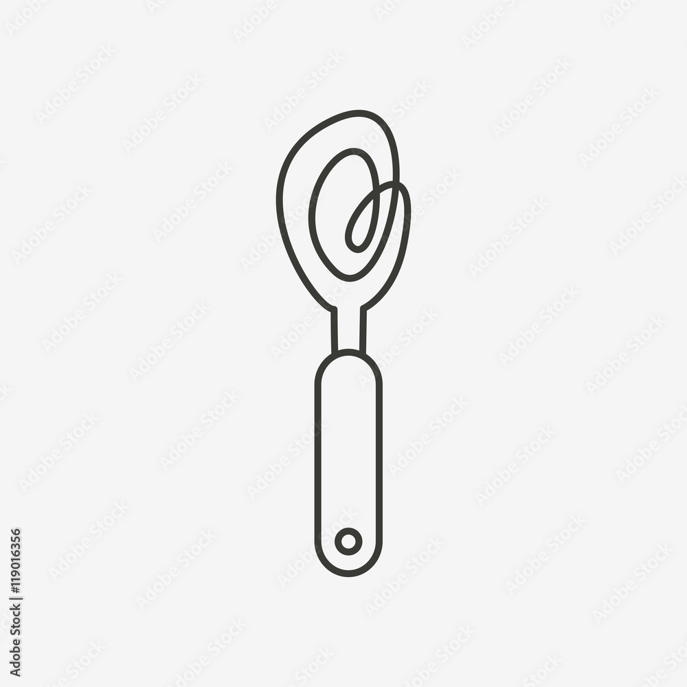 whisk outline icon whisk outline icon