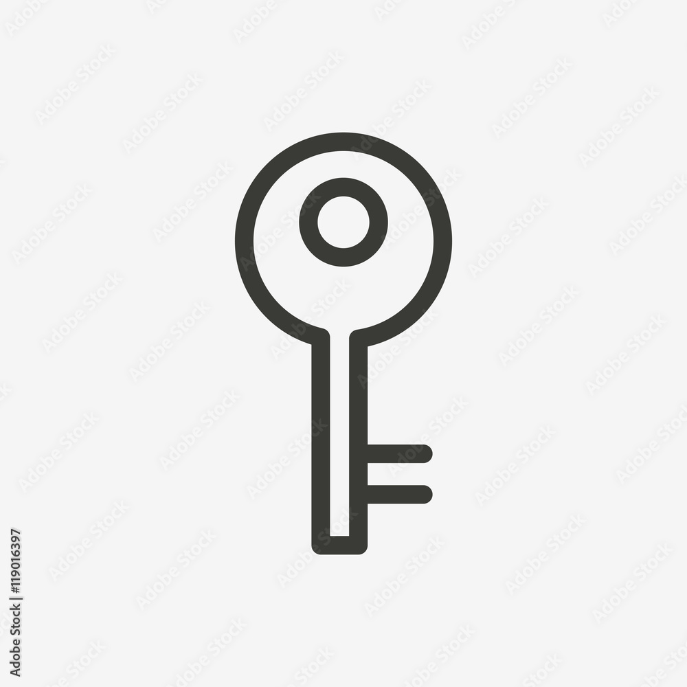 key outline icon key outline icon