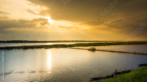 Sunrise at Mekong River