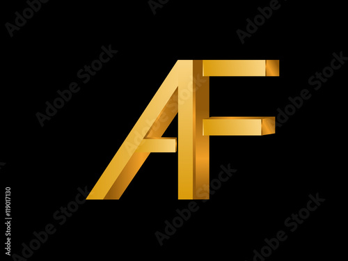 AF Initial Logo for your startup venture