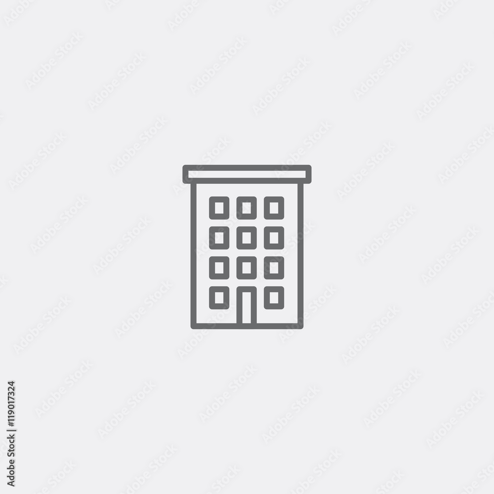 building icon sign building icon sign