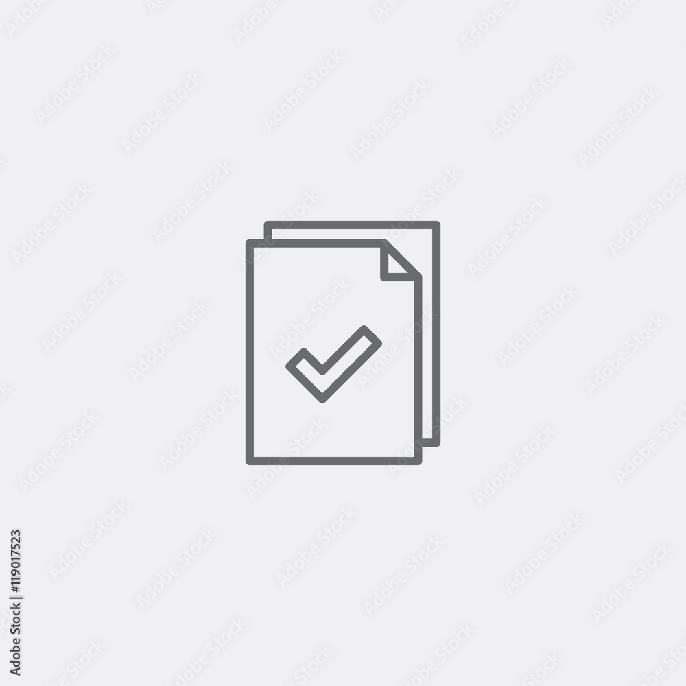 document line icon document line icon