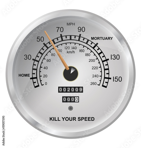 Kill your speed vehicle speedometer button 