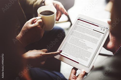 Book Business Page Device Technology Text Concept