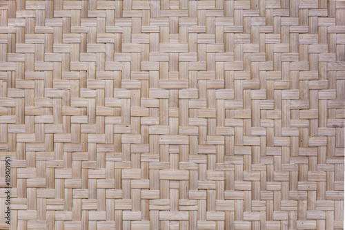 close up woven bamboo pattern