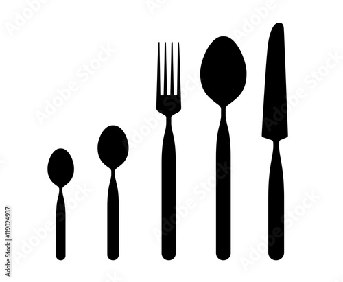 Cutlery Fork Knife Spoon Set