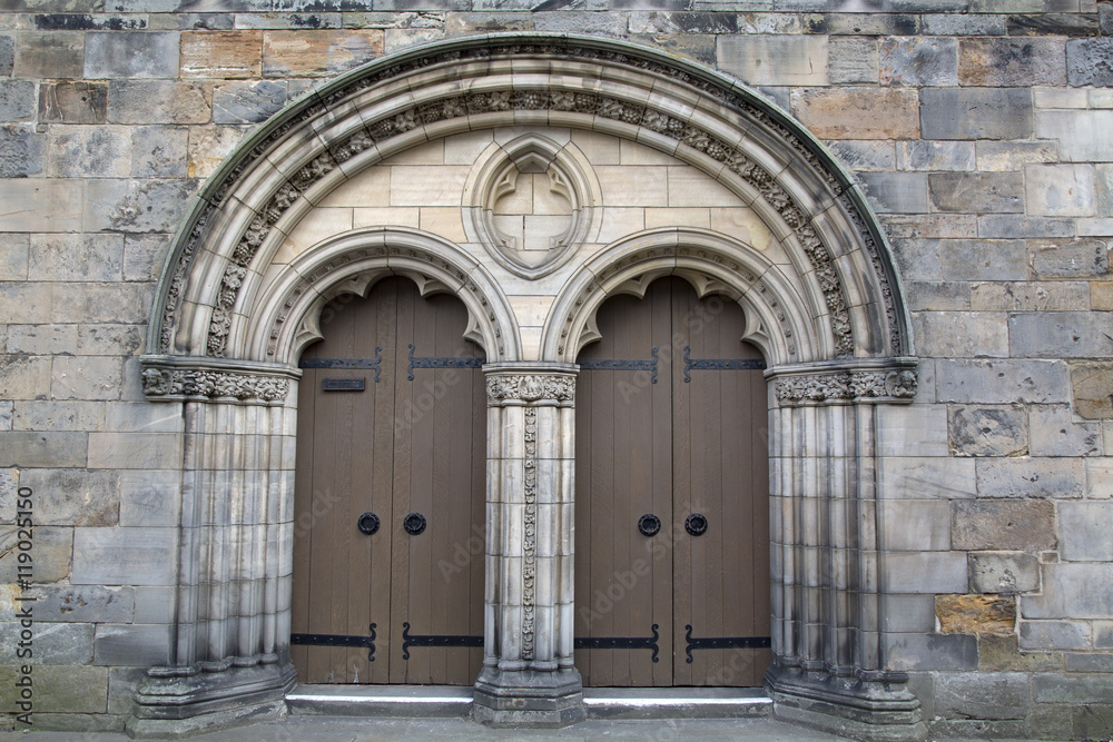 Door and Entrance of Holy Trinity Parish Church; St Andrews