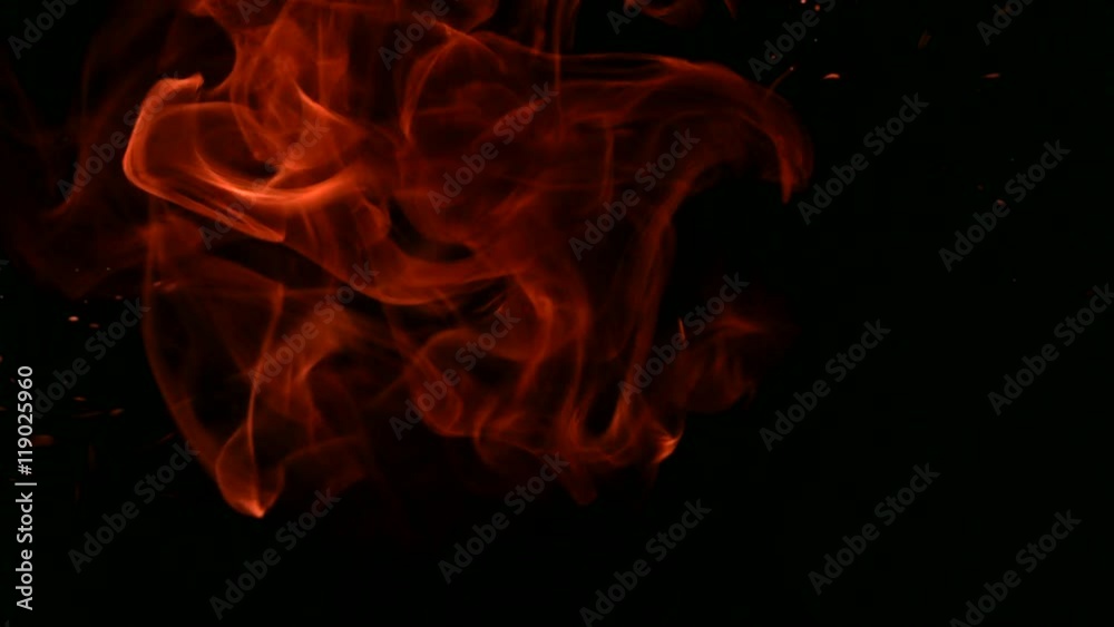Slow motion fire explosion texture