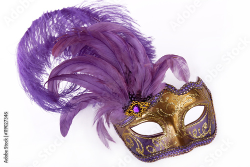 Lilac carnival mask 