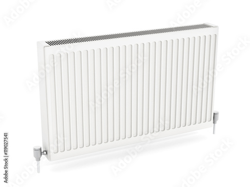 Radiator isolated on white background. 3D illustration