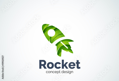 Rocket logo template