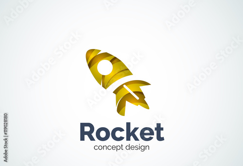 Rocket logo template