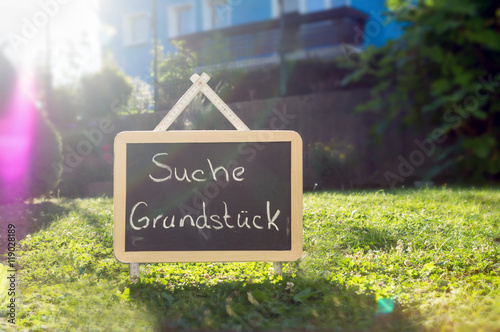 Suche Grundstück. photo