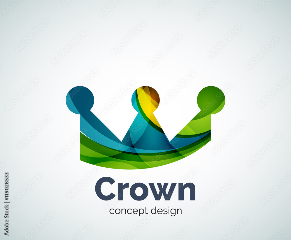 Crown logo template Crown logo template