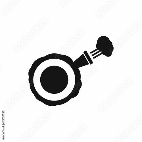 Whoopee cushion icon in simple style isolated on white background. Joke symbol