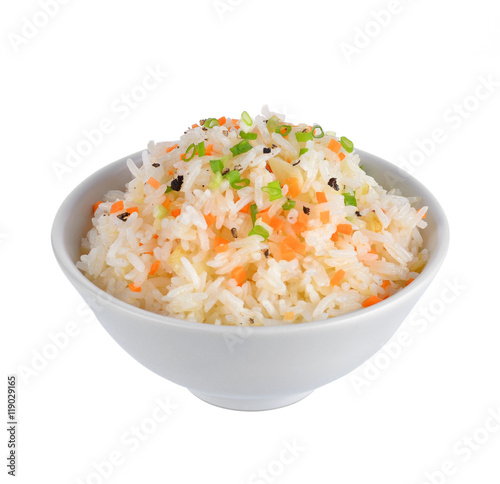 Fried rice with garlic butter