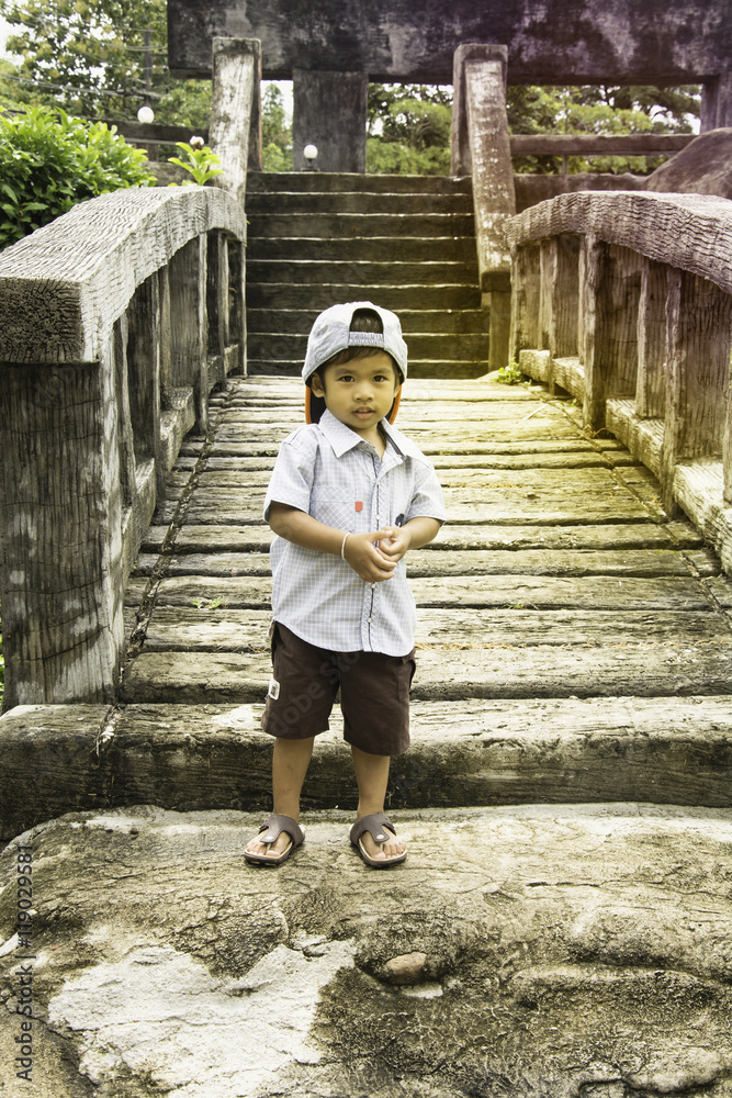 Portrait of happy joyful beautiful little boy outdoor with cap, 2 years old Portrait of happy joyful beautiful little boy outdoor with cap, 2 years old