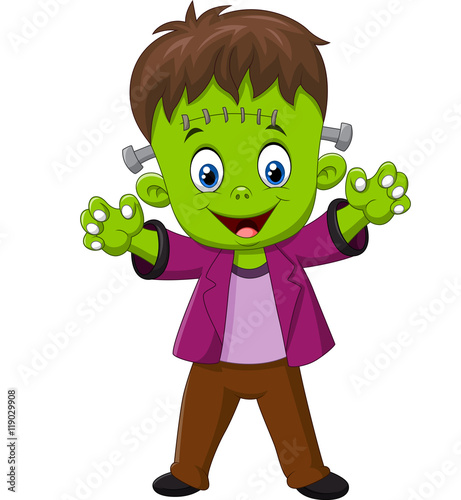 Cartoon Frankenstein Character