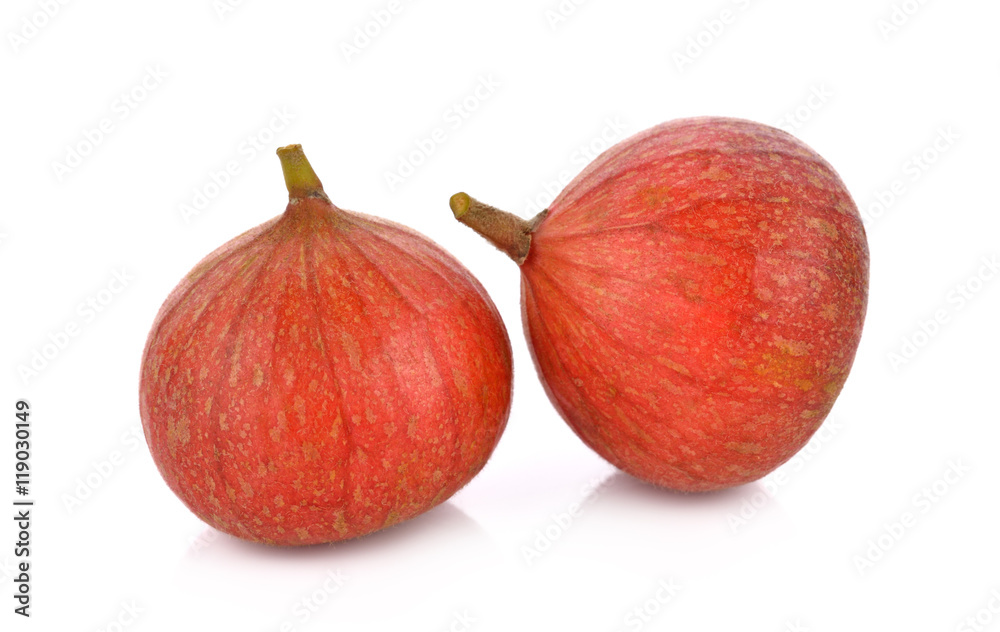 Ripe sweet fig isolated on white background Ripe sweet fig isolated on white background