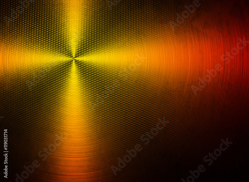 gold metal mesh with light background