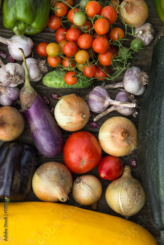 Fresh Organic Vegetables. Autumn Harvest Concept. Potatoes  toma