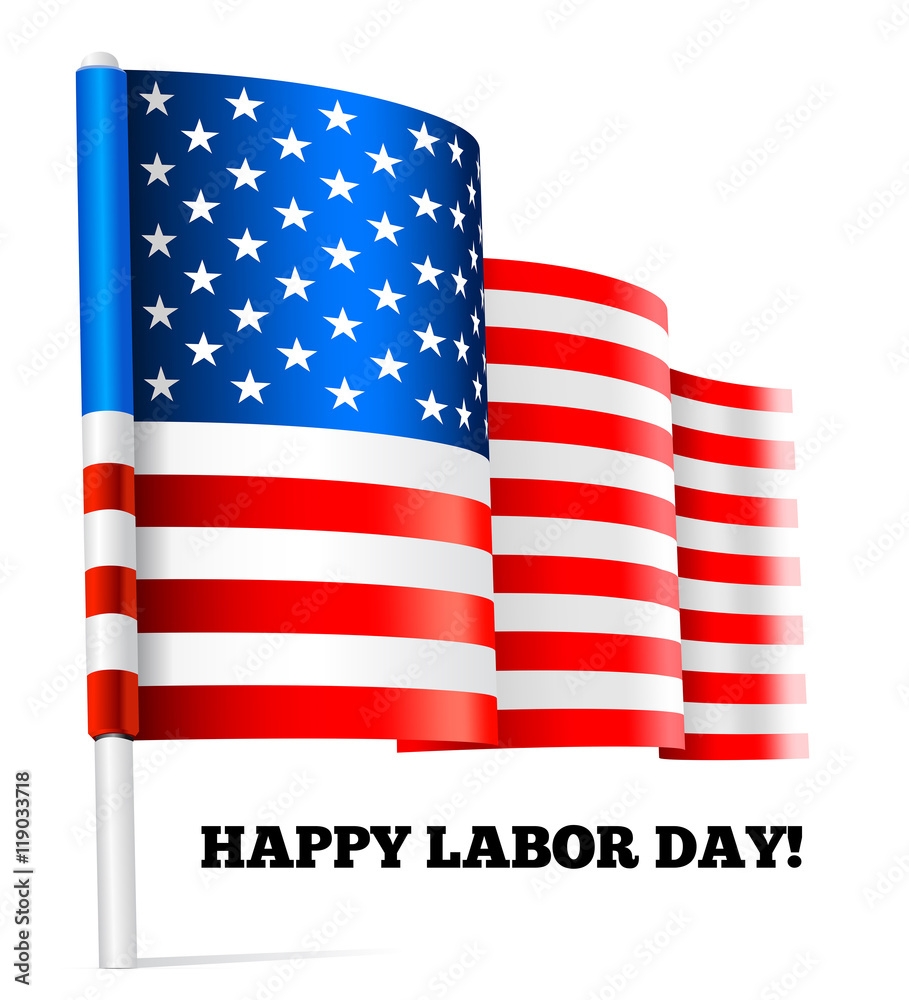 Fototapeta premium Happy labor day