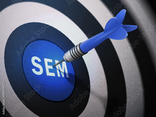 SEM target hitting by dart arrow