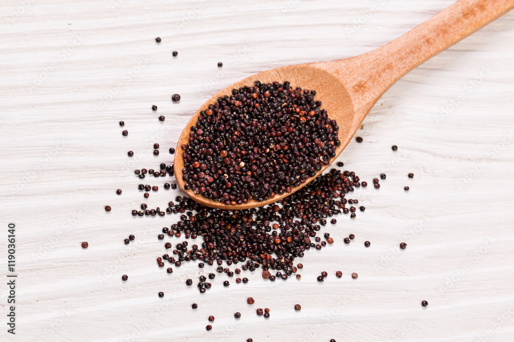 Heap of quinoa, healthy vegan food concept Heap of quinoa, healthy vegan food concept