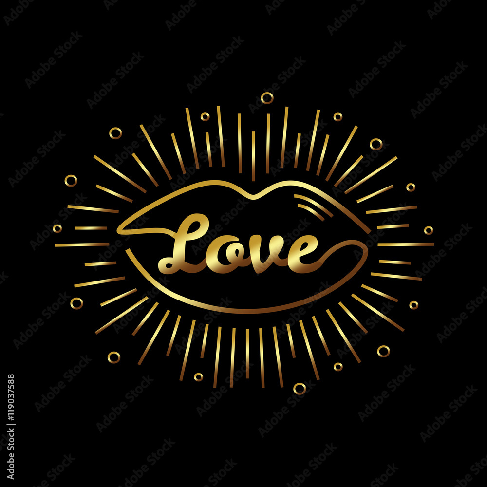 Fototapeta premium Romantic vector illustration