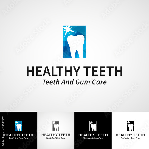 Creative dental logotype template. Teethcare vector logo set. dentist clinic insignia, orthodontist illustration, teeth vector design, oral hygienist concept for stationary, business card graphic