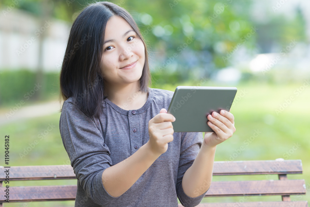 Woman Use Tablet Woman Use Tablet