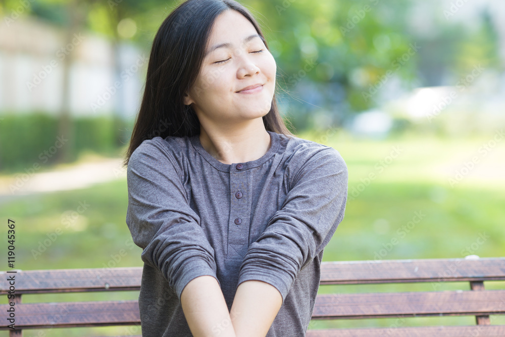 Woman with Relax Time Woman with Relax Time