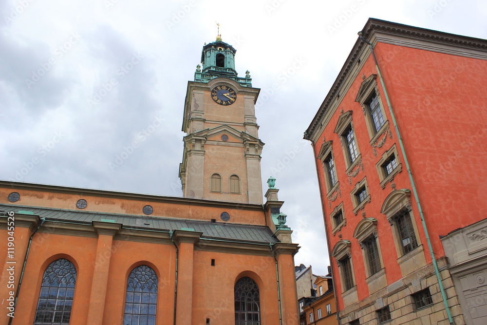 Detail der Altstadt von Stockholm (Schweden)