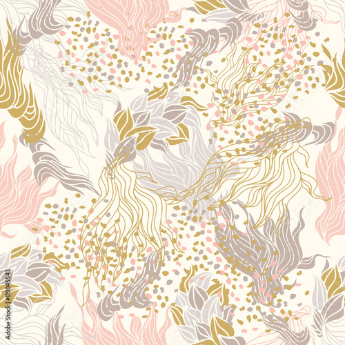 Cute beautiful abstract seamless pattern. Texture  textile  background  fabric. Vector illustration