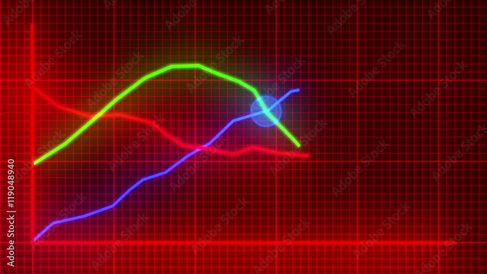 Graph line graph points neon business finance chart data figures statistics 4k Graph line graph points neon business finance chart data figures statistics 4k