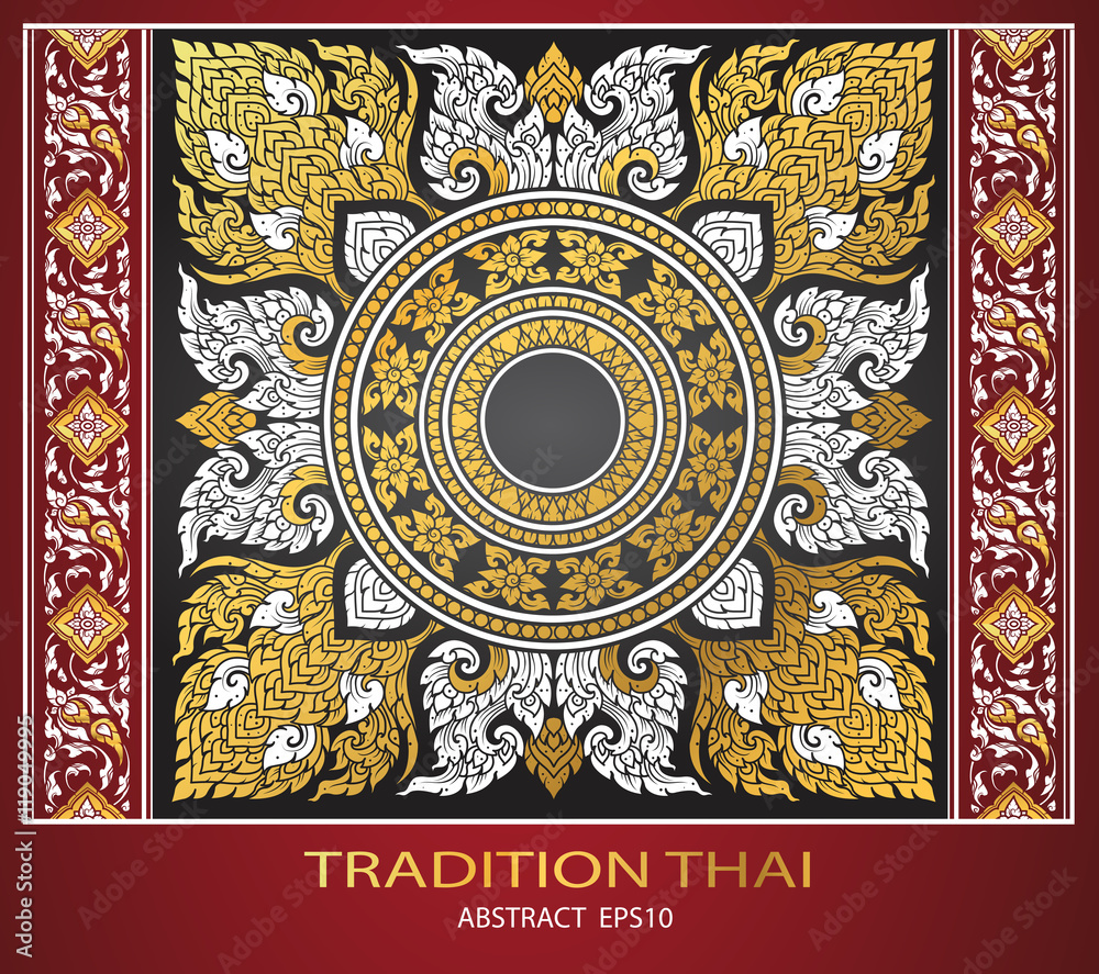 abstract thai tradition cover