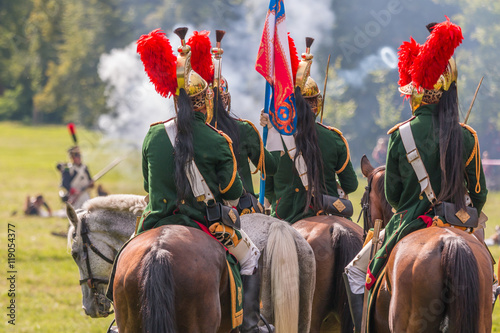 Driving unit leaves the battlefield photo