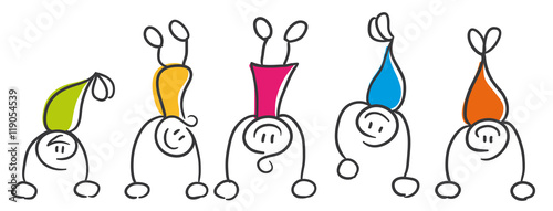 Stick Figures Series Kids