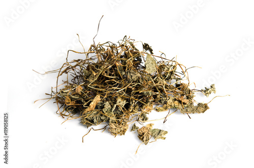 Dried Centella asiatica or Thankuni in Indian, Buabok in Thailan