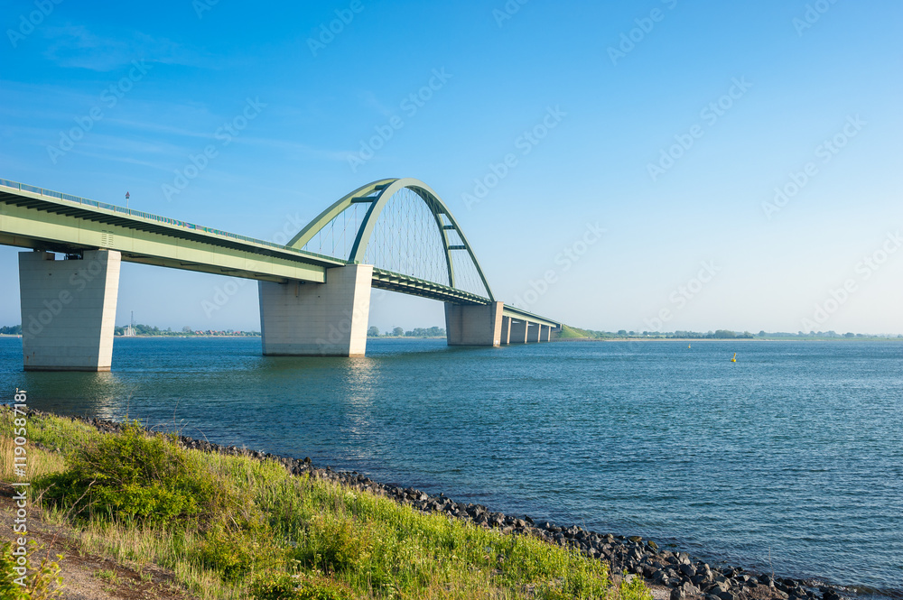 Obraz premium Fehmarnsundbrücke, Fehmarn