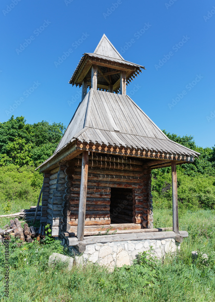 old deserted log house old deserted log house