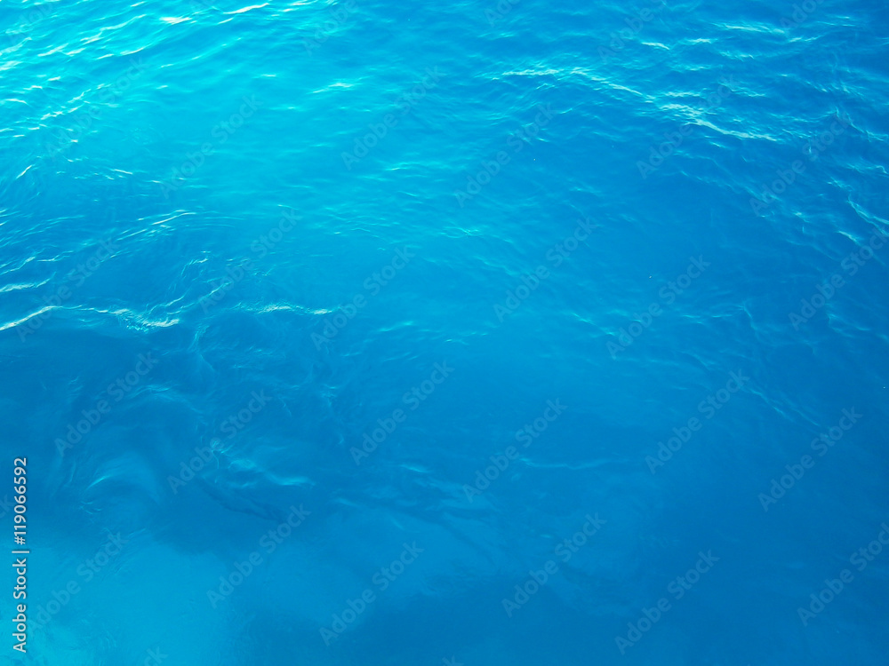 texture of blue and clear water